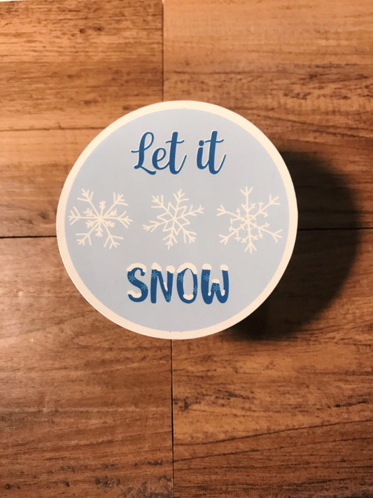 Let it Snow Sticker