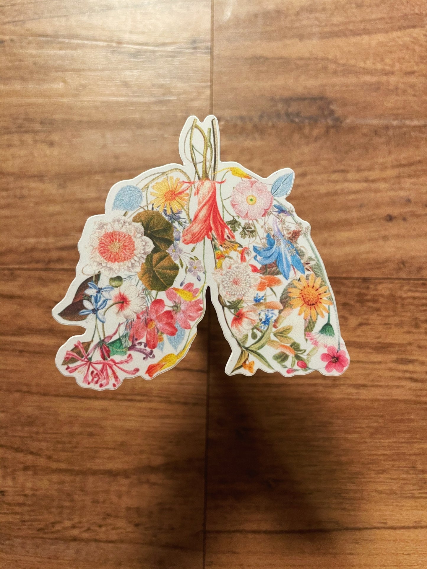 Floral Lungs Sticker