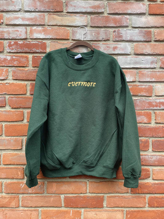 LIMITED EDITION Embroidered Evermore Sweatshirt