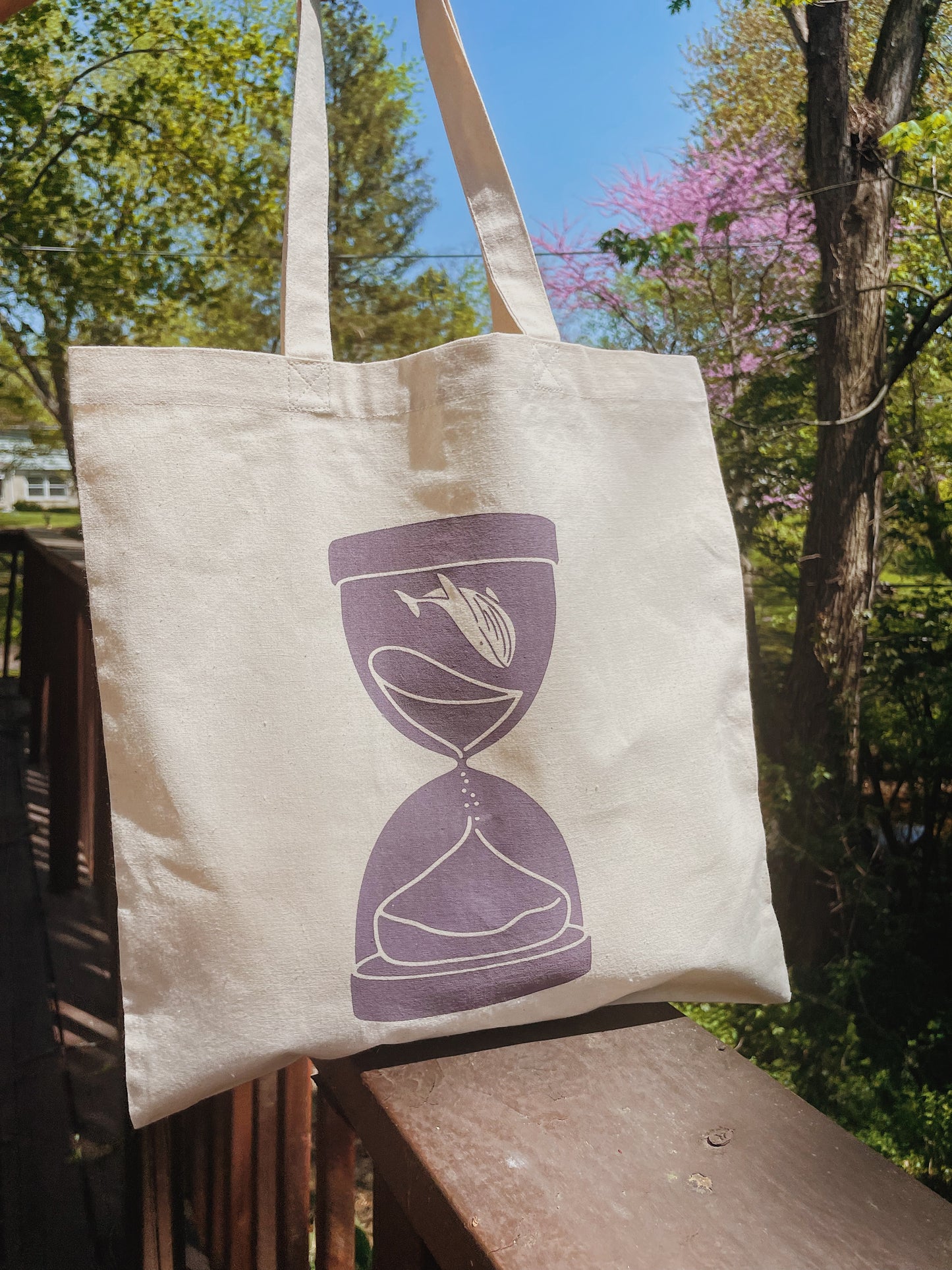 Hourglass Canvas Tote Bag