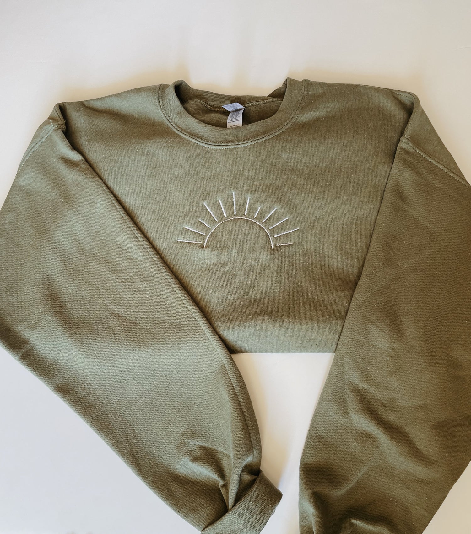 Sun Embroidered Sweatshirt – Molly Louise Shop LLC