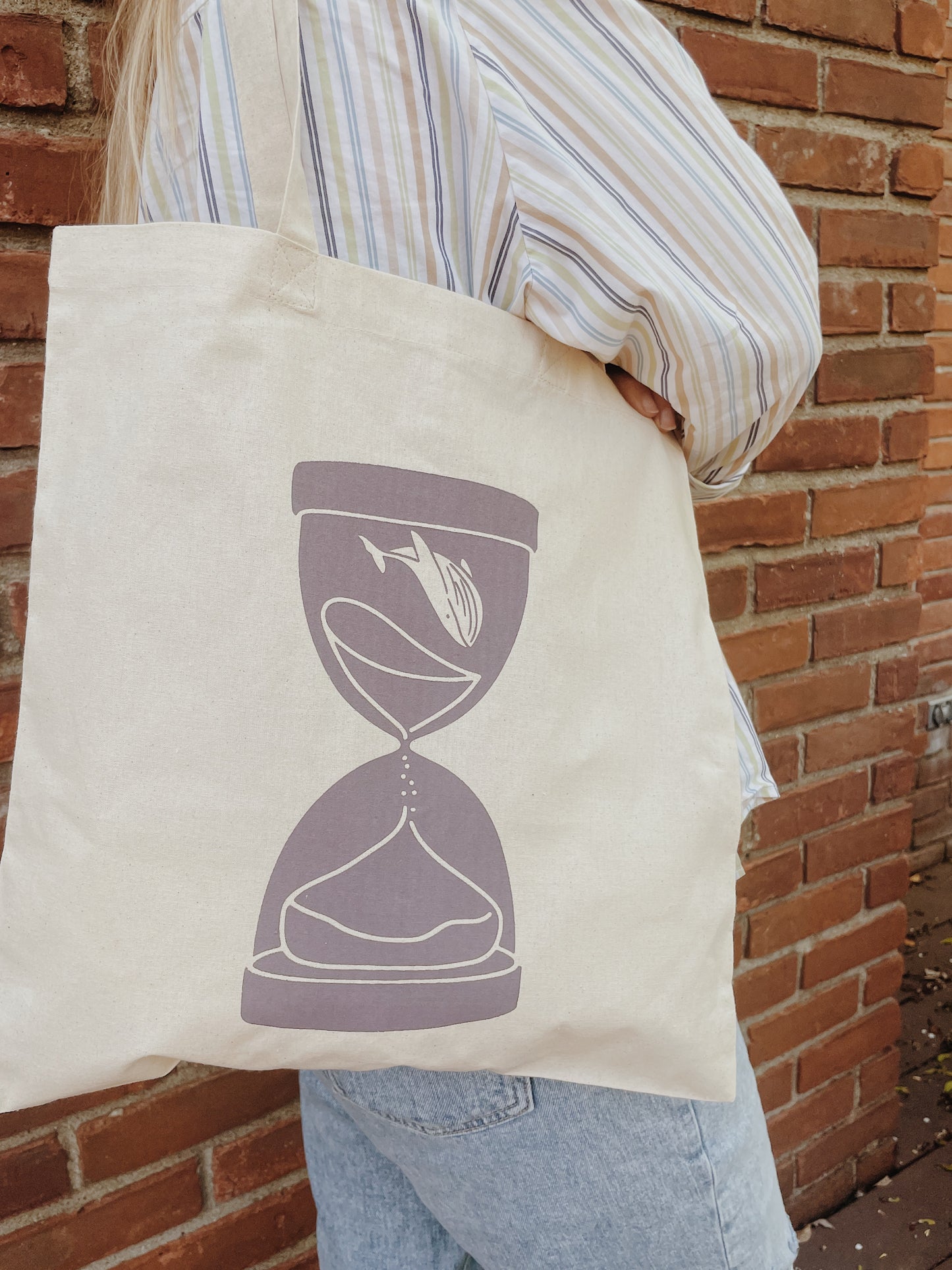 Hourglass Canvas Tote Bag