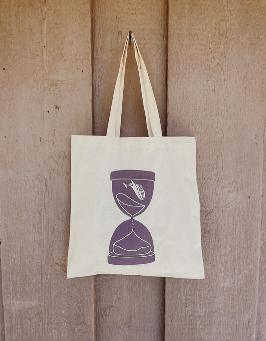 Hourglass Canvas Tote Bag