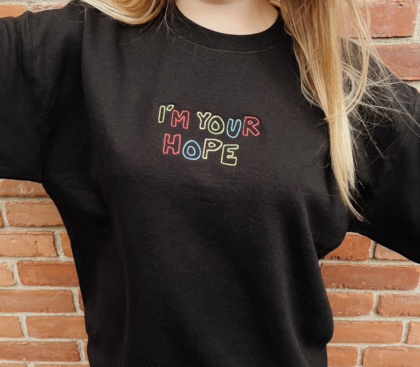 I'm Your Hope Embroidered Sweatshirt