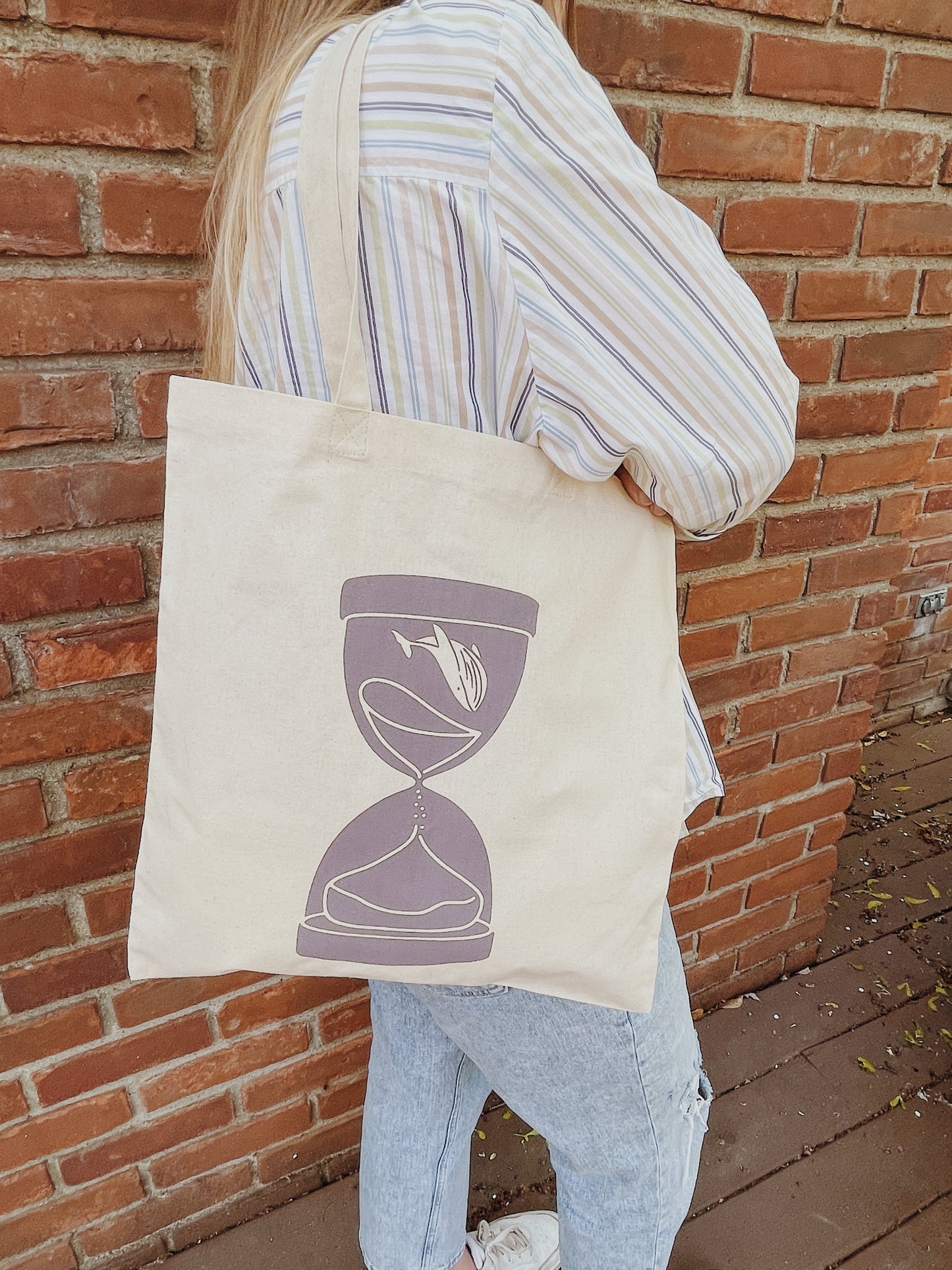 Hourglass Canvas Tote Bag